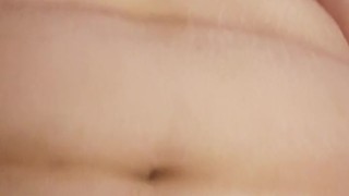 Fucking my sexy bbw wifes pussy real good tell i cum on her