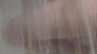 Me jacking off cumming then showering