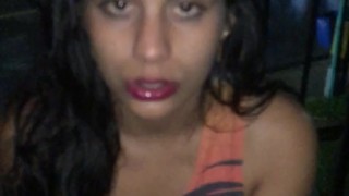 Que rico le doy un garganta profunda en el balcón de un hotel