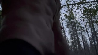 Sneaking Off To Masturbate During the Hunt