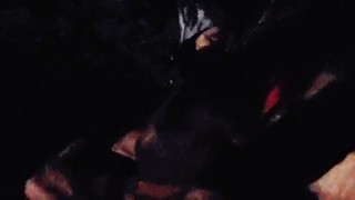 jerking off by the road and almost got caught