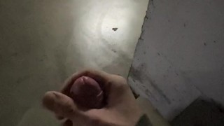 cumming at public parking