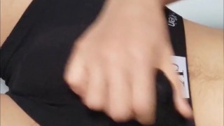 Cumming Through My CK Underwear