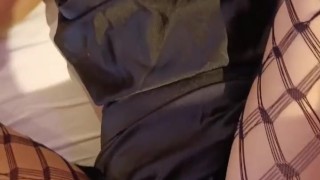 STEPSISTER SE QUEDA SOLA EN CASA Y LA LLENO DE CUM