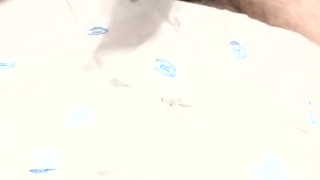 I masturbate in bed and come on my stomach