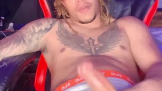dreadhead bbc dirty talks til he nut loudly and moans