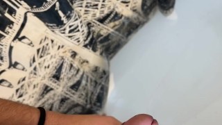 ugly fat sissy holding their clitt