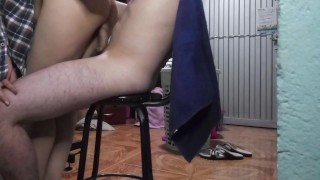 ella me dijo que si perdia su equipo me daba su coño apretado media hora y asi fue