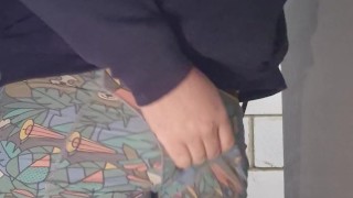 Plumber wanks big cock in plant room