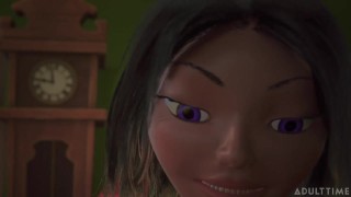 3DGSPOT Tiny Trans Fucks With Giant Busty Trans 3D CARTOON PORN