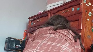 Sissy enjoys her dildos (vertical) 1/4