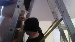 Blowjob for the Trainee