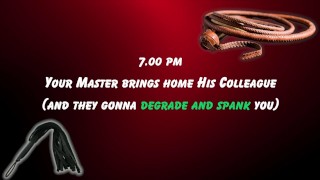[M4M] SLAVE is being HUMILIATED and SPANKED by TWO MEN (Audio Roleplay)