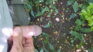 Gardener takes a piss #1