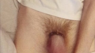 Young guy shows his big fat dalmatian cock