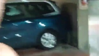 walking naked in public garage