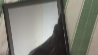 Licking up my own cum