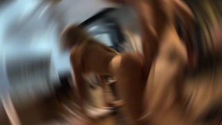 Latina Milf with big tits and big ass squirts after strip games with her sugar daddy - Kyle Stroker