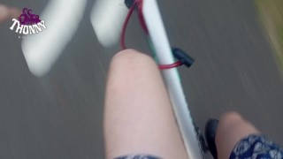 This is what happens when I go cycling excited