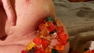 Huge anal prolapse play compilation #1