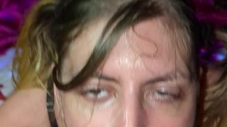 After-party Girl Begs To Throat