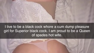 Wife sends Husband Erotic Text with Thick 7 inch Black Lover during Snapchat Cuckold Story