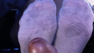 Sweaty Skater Girl Socks all Over your Cock - Ava Brooke