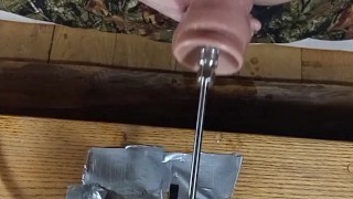 Huge anal dildo