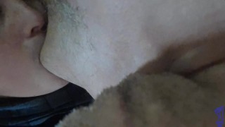 Suckling on Stepdads Titties while home alone