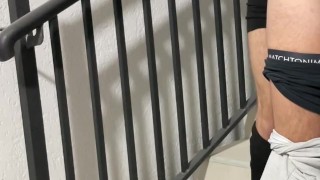 Fucked by the gifted on the entrance before hotel