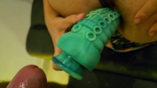 Close Up ANAL ORGASM and Hairy Pussy CreamPie at my neibhour flat # Part 2