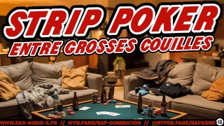 3 paires de couilles font du sexe aprés un strip poker imprévu