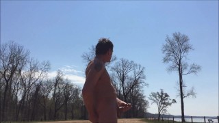 Jacking off beside the rivier_Pre-Mohawk