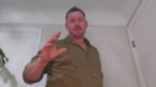 POV: Your stepdad is punishing you by farting in your face!