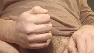 Cute Border Collie Cums From Playing With His Bone