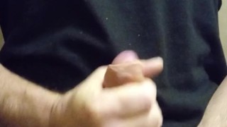 Love feeling my big cock at work!