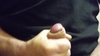 Love feeling my big cock at work!