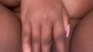 Sexy Fat Pink Pussy Girl Playing with her Creamy Pussy talking dirty-ful video with face on onlyfans