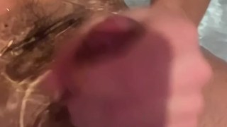 masturbate with slow motion cum