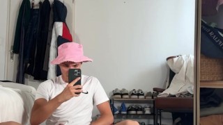 Cute Twink front of the mirror