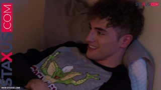 🔥STAXUS ::My friend catches me masturbating and can't help but join in.
