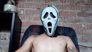 Full body view jerk off session.