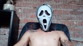 Full body view jerk off session.