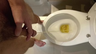 Super-hot morning piss complication vid from twink mushroom cock