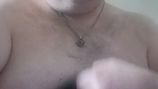 Sean snifffing n rubbing week old gym brief