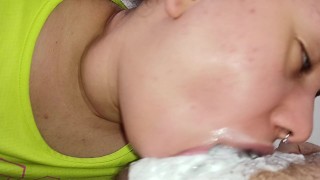 making him cum inside my throat, creampie went down like a river of cum🍌😋💦😵🤤🥛🥛🥛🥛🥛👅💋🥛🥛