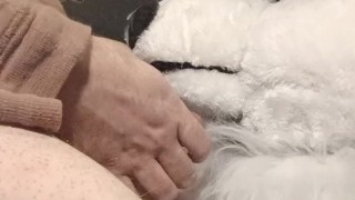 Fursuit Head Facial Cumshot