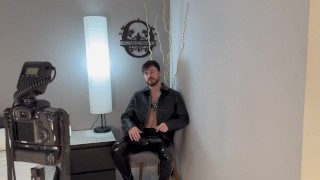 LEATHER CONTENT CREATOR MINDFUCKED BY A FAN