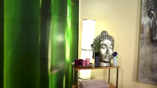 Horny milf gives a body to body massage with big tits