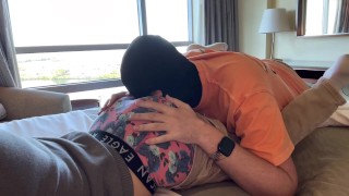 Farting in his face til he cums